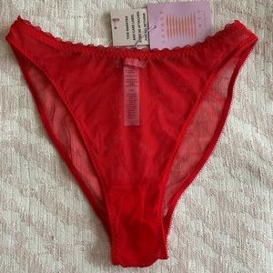 Savage X Fenty Crotchless Mesh Panty